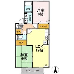 ガーデンコート　Ａ棟の物件間取画像